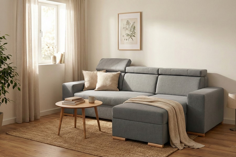 Divano con penisola mod : SOVRANO Z5