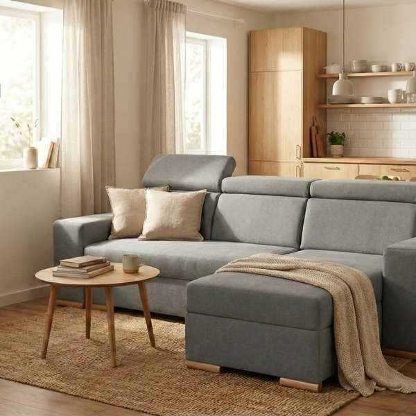 Divano con penisola mod : SOVRANO Z5