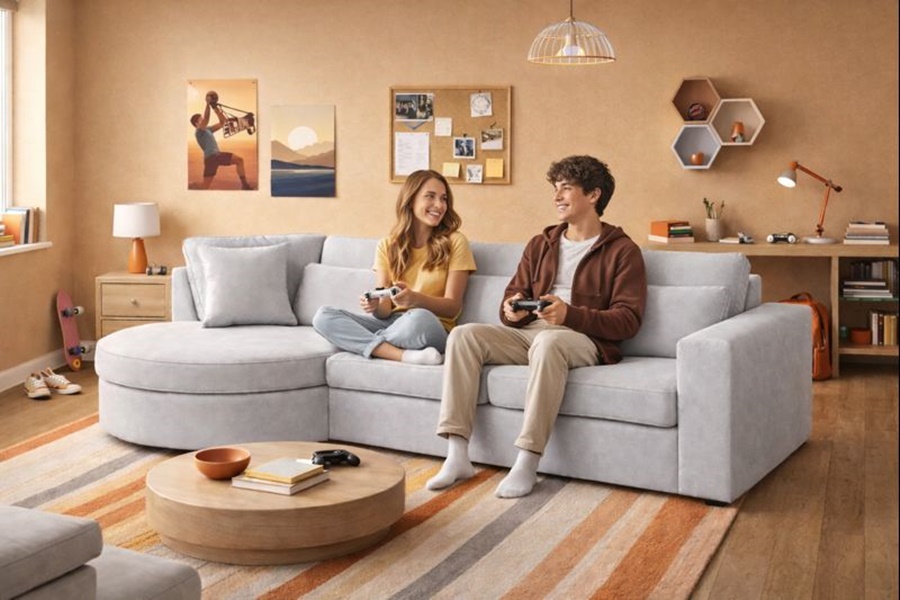 DIVANO MOD CLYDE 16 Divano con penisola mod : CLEYDE A1