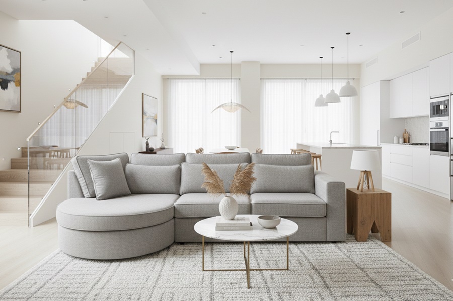 DIVANO MOD CLYDE 17 Divano con penisola mod : CLEYDE A1