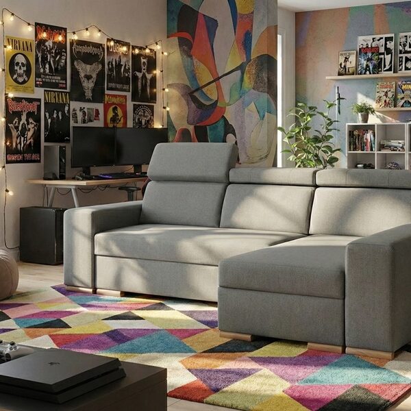 Divano con penisola mod : SOVRANO Z4