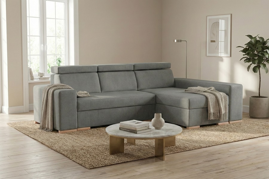 Divano con penisola mod : SOVRANO Z4