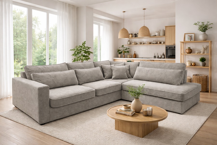 DICANI ANGOLARE MOD CLEYDE ANG 3 Divano con penisola mod : CLEYDE A3A