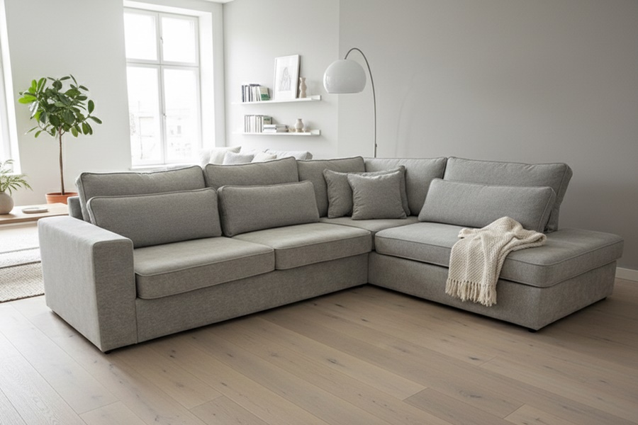 DICANI ANGOLARE MOD CLEYDE ANG 4 Divano con penisola mod : CLEYDE A3A