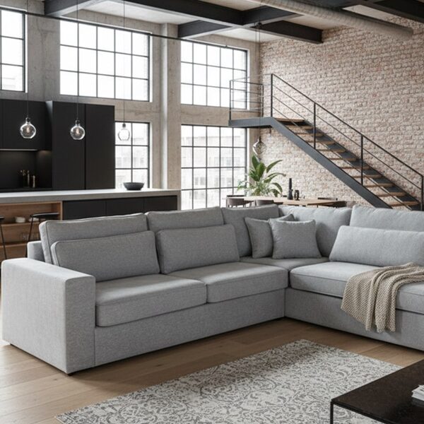 DICANI ANGOLARE MOD CLEYDE ANG 7 Divano con penisola mod : CLEYDE A3A