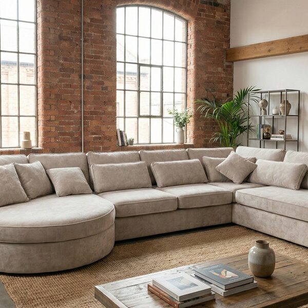 DIVANO ANGOLARE MOD CLYDE U 3 Divano angolare mod : CLEYDE U