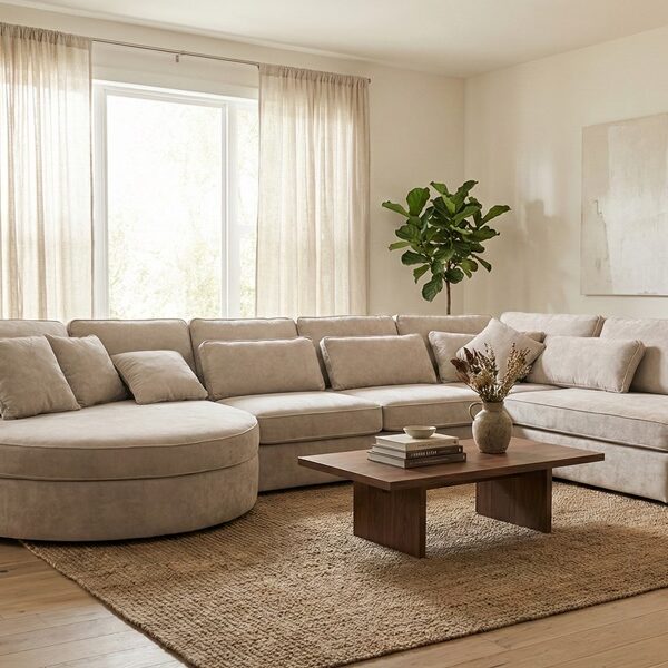 DIVANO ANGOLARE MOD CLYDE U 4 Divano angolare mod : CLEYDE U