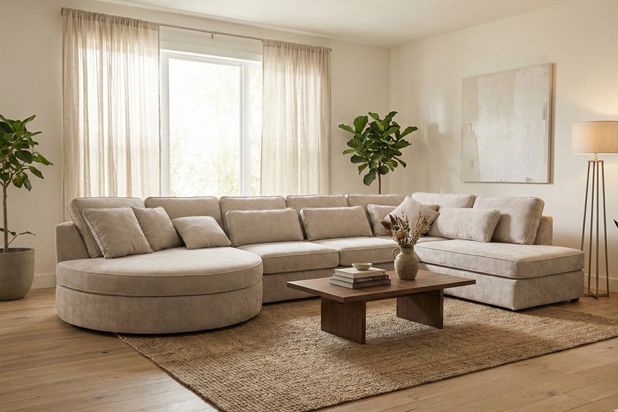 DIVANO ANGOLARE MOD CLYDE U 4 Divano angolare mod : CLEYDE U