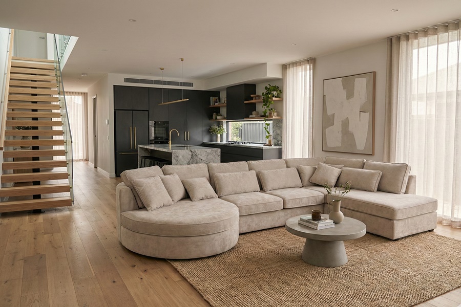 DIVANO ANGOLARE MOD CLYDE U 5 Divano angolare mod : CLEYDE U