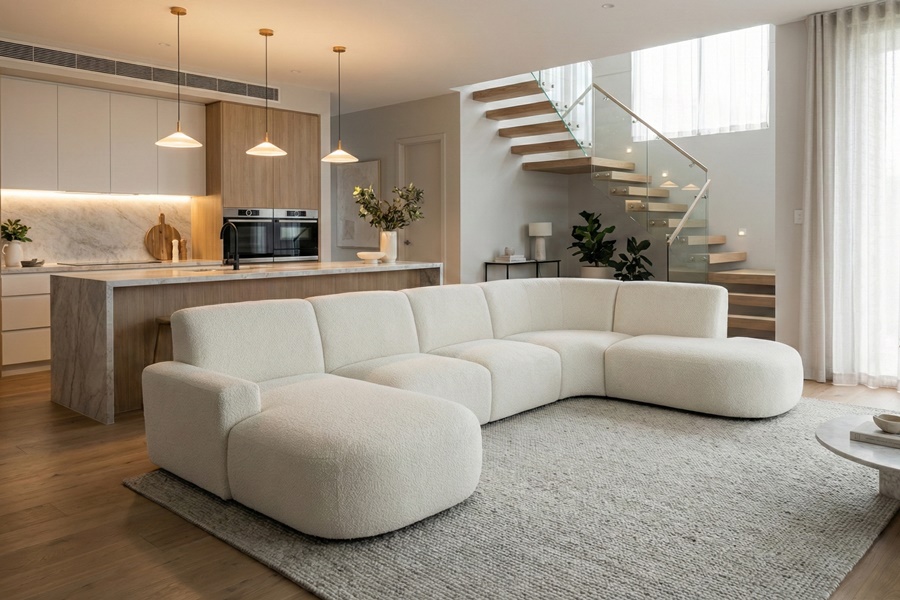 DIVANO ANGOLARE MODO U 7 Divano angolare mod : MODO U