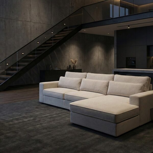 Divano con penisola mod : CLEYDE A2P