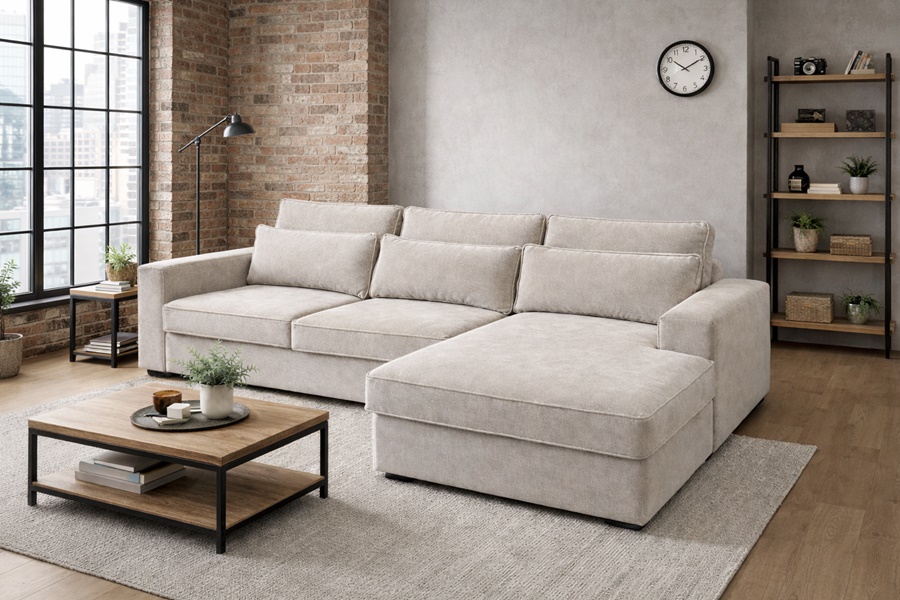 Divano con penisola mod : CLEYDE A2P