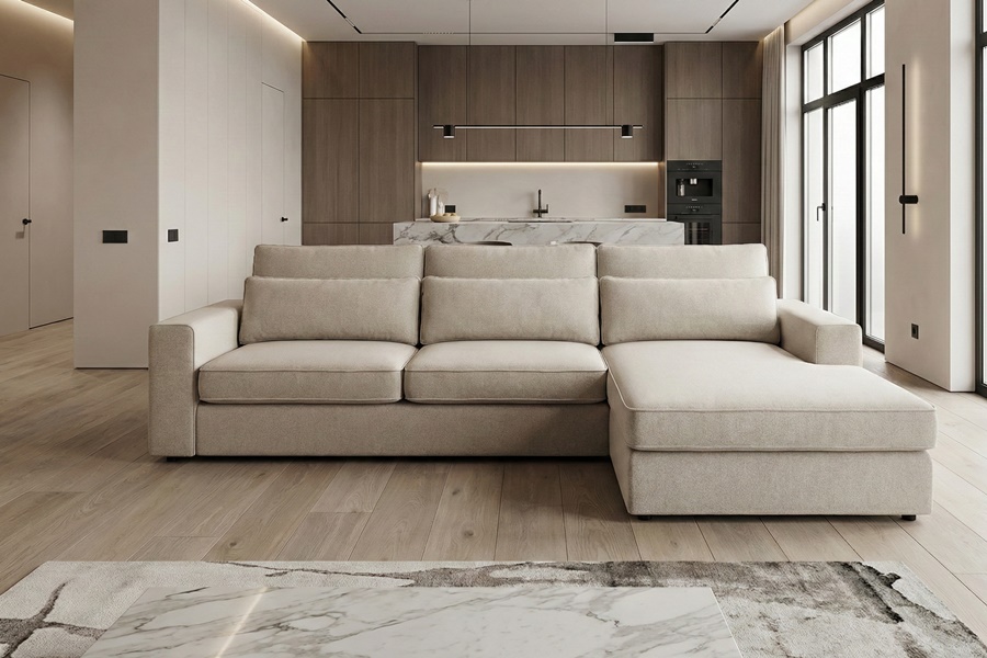 Divano con penisola mod : CLEYDE A2P