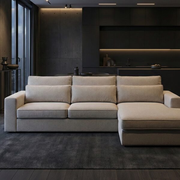 Divano con penisola mod : CLEYDE A2P